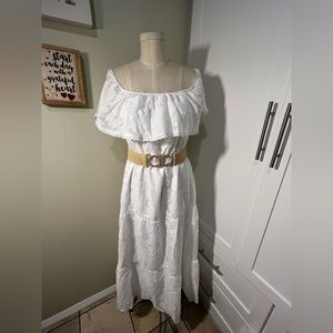 Maxi off shoulders Dress